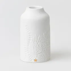 Kerzenhalter UNTERWASSERWELT (DH 5,50x10 cm) - weiß - DH 5,50x10 cm
