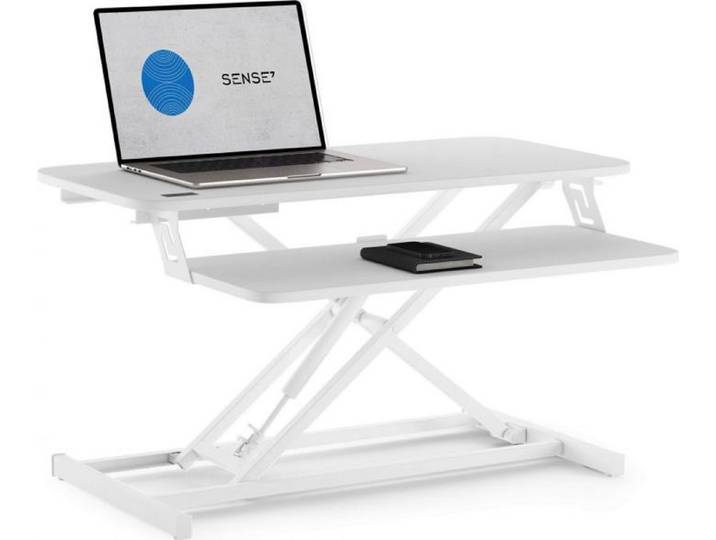 Rehausse de bureau - SENSE7 - Sense7 - Blanc - Réglage hauteur manuel - 12 5-49 cm