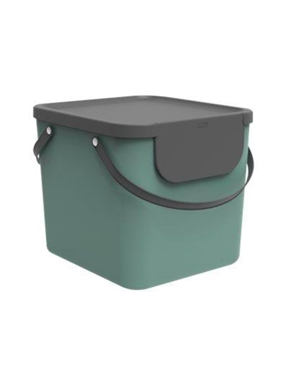 rotho Albula - recycling bin - 40 L - plastic - mistletoe green