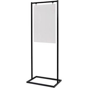 Showdown-Displays Kundenstopper Dekor Sway, DIN A1, doppelseitig, schwarz