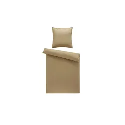 como Damast-Bettwäsche   , gold , Maße (cm): B: 135