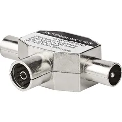 N CSBW40950WT - Satelliten- und Antennenadapter, 2x Coax Stecker > IEC Buchse