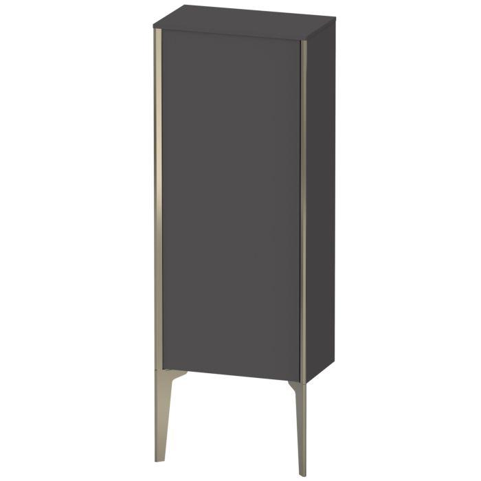 Duravit XViu Halbhochschrank XV1305LB149 40x24x89cm, champagner matt, Tür links, graphit matt