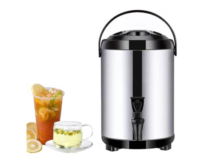 Kaffeemaschine, 6L/8L/10L/12L Wasserurne aus Stahl(Black,8L)
