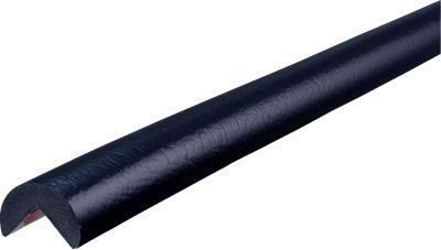 Knuffi® Eckschutz Typ A Frost, selbstklebend, stoßdämpfend, -40 °C bis +100 °C, PU-Schaum, 1 m, schwarz