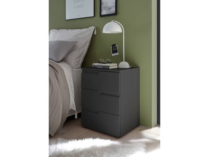 Nachtkommode 61cm Grau/Graphit