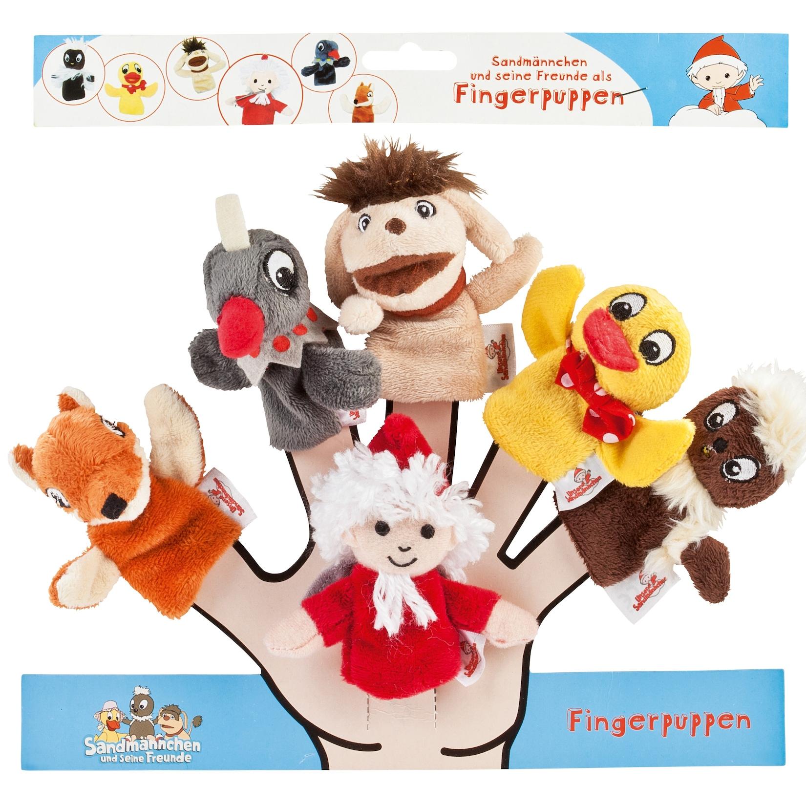 SANDMANN Fingerpuppen 6-er Set