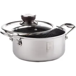 Henssler HSN Kochtopf ES 2,8l 20cm, Pfanne + Kochtopf, Silber