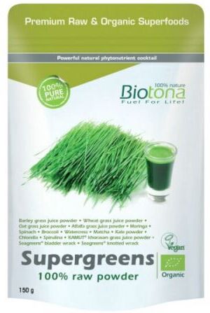 Biotona Supergreens Raw 150 gr