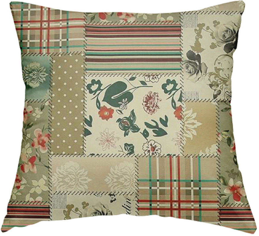 Brambly Cottage Venable Patchwork Square Throw Cushion 43 x 43 cm