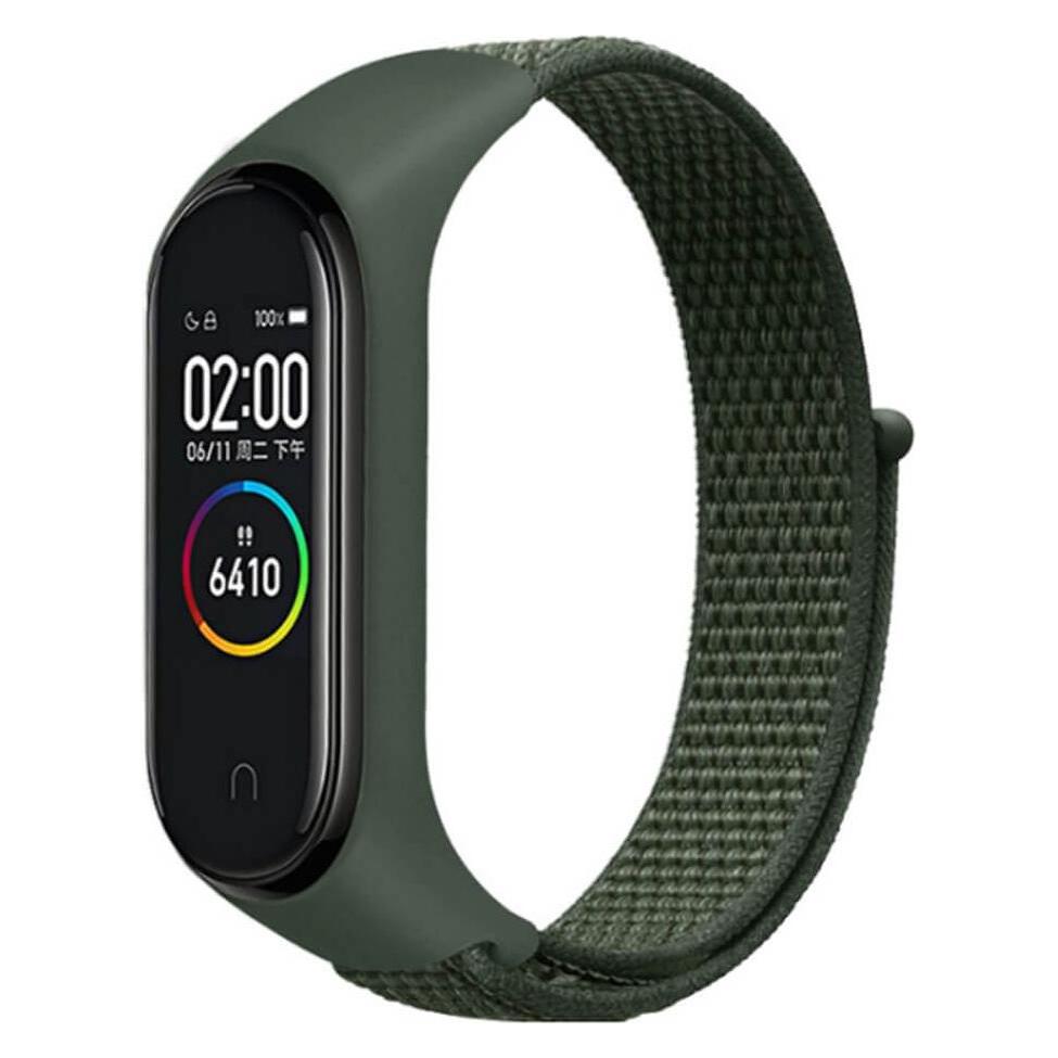 Cover-Discount Xiaomi Mi Band - Nylon Armband Klettverschluss grün (Nylon) (680604501E)