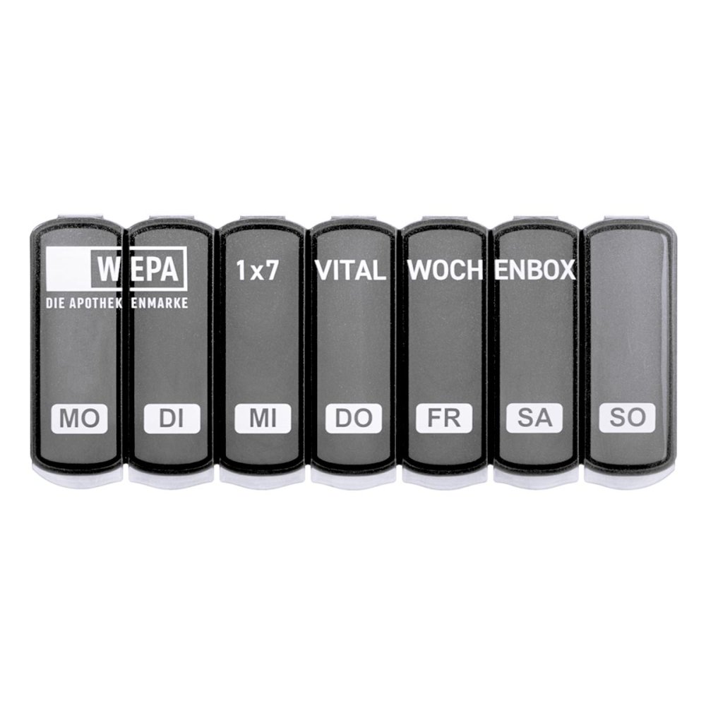 WEPA Apothekenbedarf GmbH & Co KG Wepa 1x7 Vital Wochenbox Grau 20646282