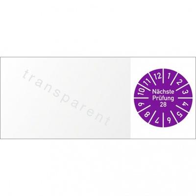 Dreifke® Kabelprüfplakette Nächste Prüfung 2028, Folie, 60x25 mm, 10 Stück/Bogen