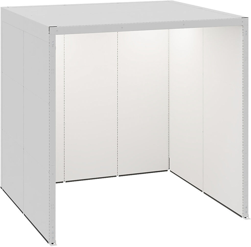 kaiserkraft Raumkabine offen, Büro / Industrie, LxBxH 3230 x 2630 x 3110 mm