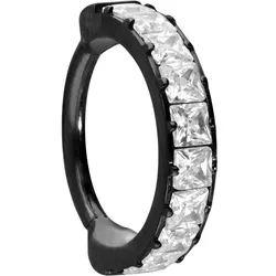 Titan Segmentring Clicker EINGEFASSTE KRISTALLE