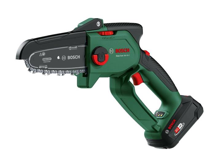 Akku-Kettensäge BOSCH EasyChain 18 V-15-7, KIT , grün, Kettensägen, Akku-Kettensäge