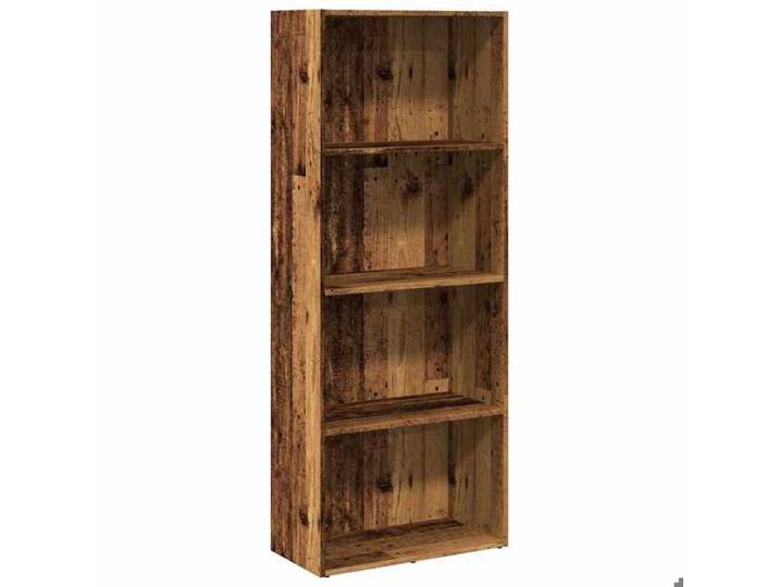 Bibliothèque maison - Bibliothèque vieux bois 60x30x152 cm bois d'ingénierie - 21.85kg _15922