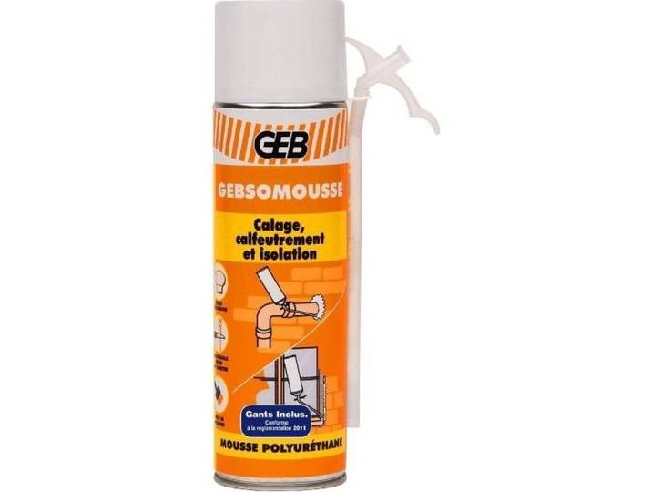 Gebsomousse 500ml Mousse Expansive Polyuréthane Isolante - Geb