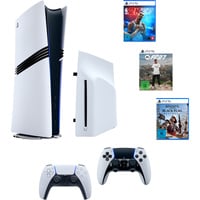 PlayStation Pro We Love Gaming Edge Bundle 2, Spielkonsole weiß/schwarz