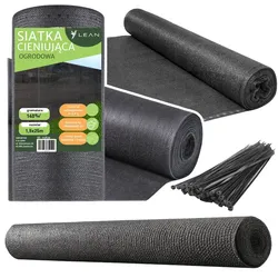 Schattennetz für Zaun, Zaunabdeckung, Grau, 1,5 m, 25 m, 140 g/m2