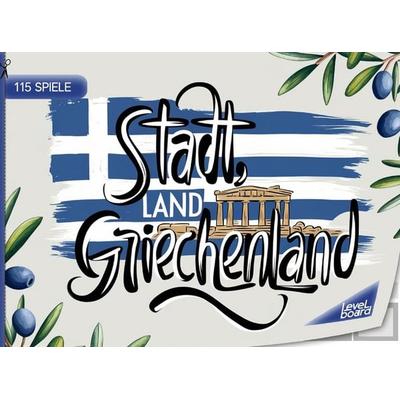 Stadt, Land, Griechenland - 115 Spielblöcke, Taschenbuch von LevelBoard Spiele, LevelBoard Spiele, 978-3-693-19730-1