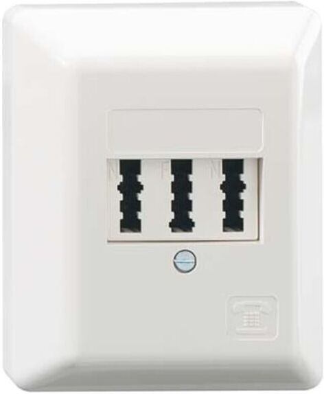 Rutenbeck Anschlußdose TAE 3x6NFN Ap rw (10210109)
