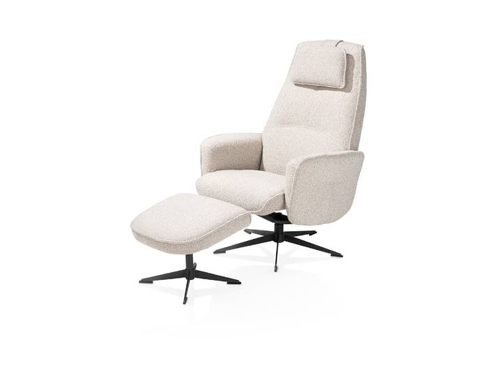 2er Set Habufa ANDALUCIA Relaxsessel mit Hocker