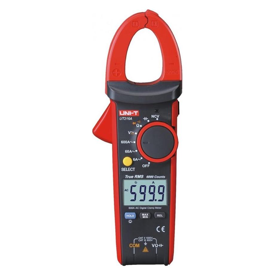 Uni-T 600 A TrueRMS-Terminalmessgerät, Modell UT216A (Zangenstrommesser) (MIE0187)