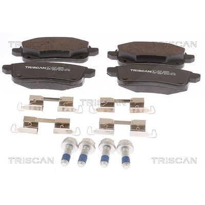 Triscan Bremsbeläge mit Zubehör hinten (Satz) [Hersteller-Nr. 811025046] für Renault