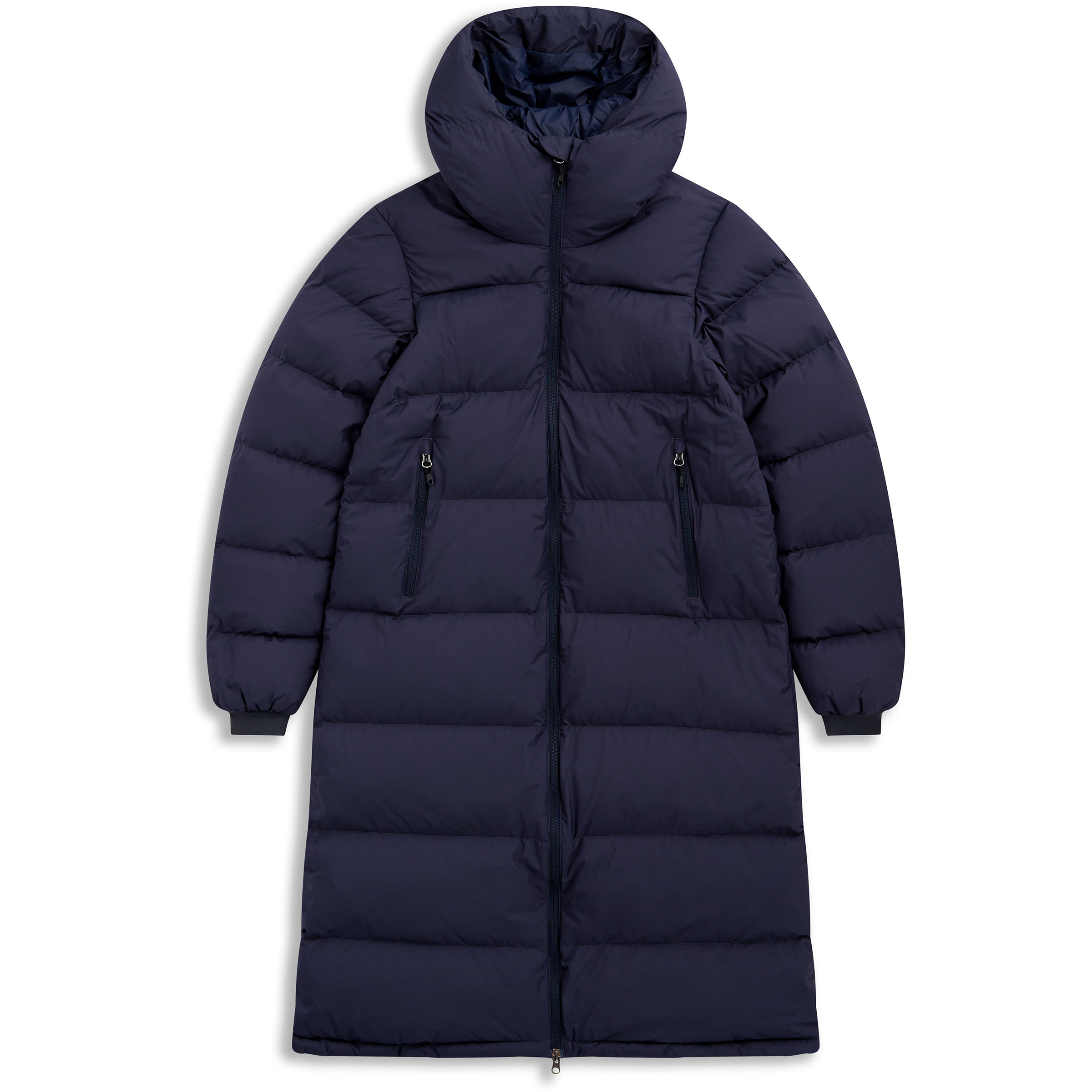 Bergans Urban Down Long Mantel Damen Winterjacke blau Größe L Lifestyle Widerstandsfähig Wasserabweisend