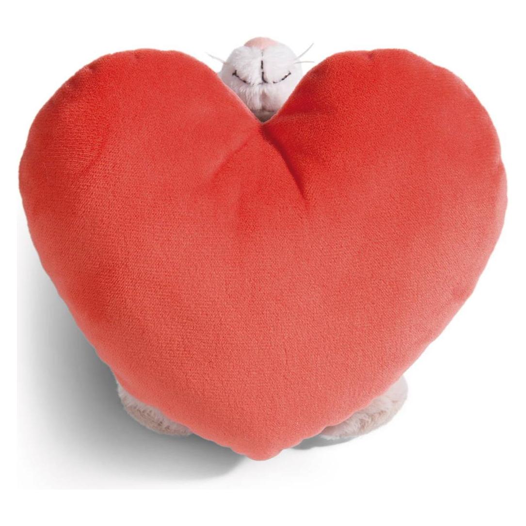 NICI Plüschfigur Love Katze 13cm grau (13 cm) (49404)