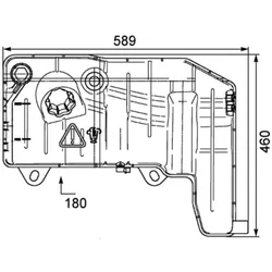 Ausgleichsbehälter Kühlmittel MAHLE CRT 55 000P