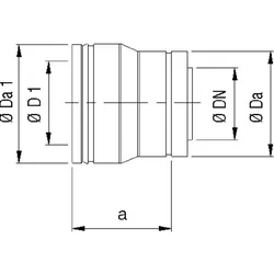Bertrams Dw Erweiterungsstück 22ES150 Ø 150 mm, doppelwandig