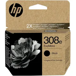 HP, Druckerpatrone, Hewlett-Packard 308e EvoMore Black Original Ink Cart, 308e