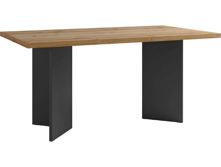 byLIVING Esstisch Marten (1-St), moderner Wangentisch in Eiche Nachbildung, 140 und 160 cm