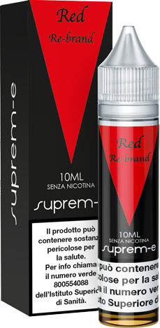Suprem-e Red Re-Brand Liquido Mini Shot Mix 10ml Tabacco Virginia Kentucky