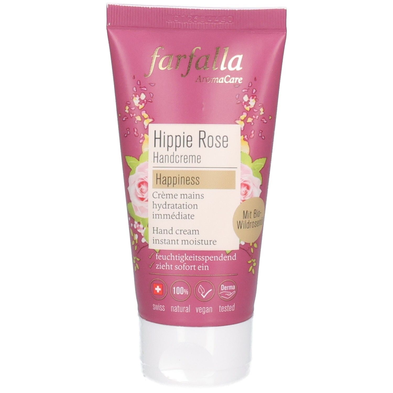 Farfalla Handcreme Hippie rose Tb 50 ml Creme