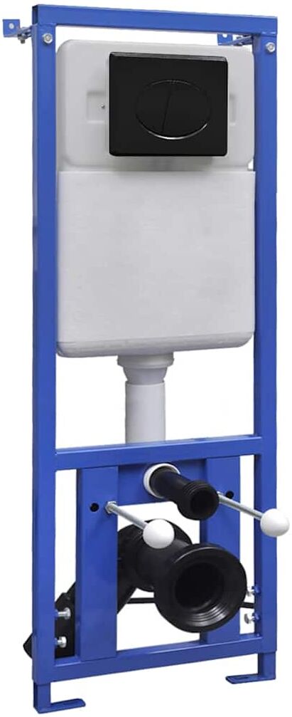 vidaXL Réservoir encastré pour WC suspendu 11 L 41x14x(110-125) cm