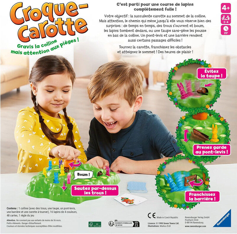 Ravensburger Croque Carotte + Mon Premier Jeu de Cartes