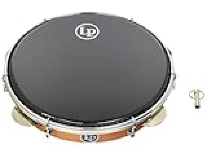 LP Latin Percussion LP3010 Pandeiro Brésilien 10 Peau Noir synthétique