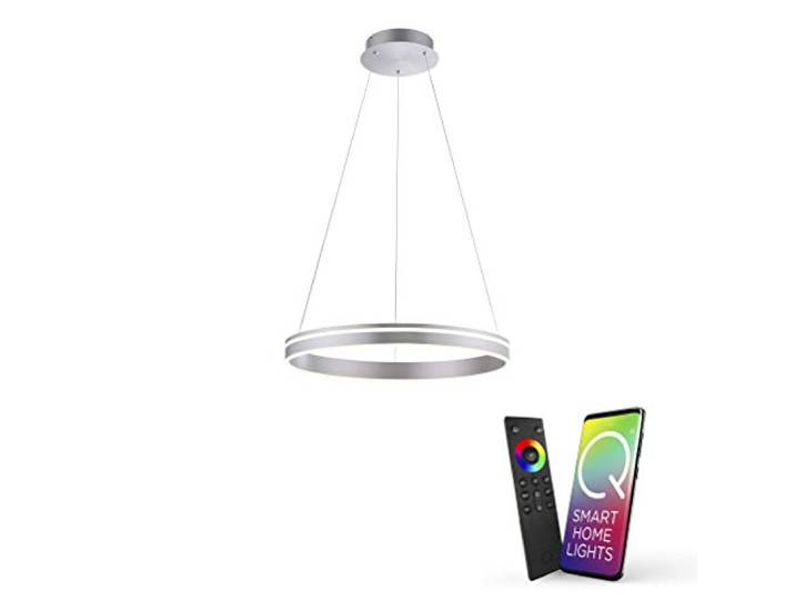 Paul Neuhaus Q-VITO LED Pendelleuchte 59cm silber smarthome Fernbedienung