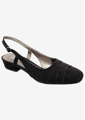 Women's Tempt Slingback by Ros Hommerson in Black Micro (Size 7 1/2 M)