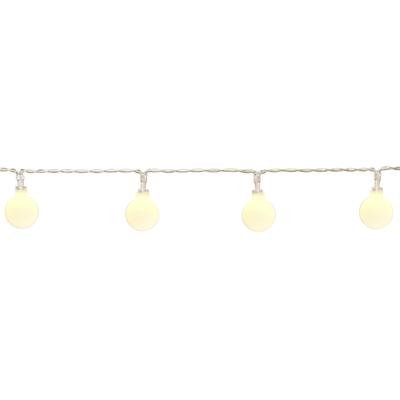 LED-Lichterkette "Globini", weiß, Dioden 20 Stk. Flammen 20 Stk., Gesamtlänge 4,75m, PARFORCE TRADITIONAL HUNTING, Lichterketten, mit Wintersolarpanel, inkl. Akku, outdoor, Vierfarb-Karton
