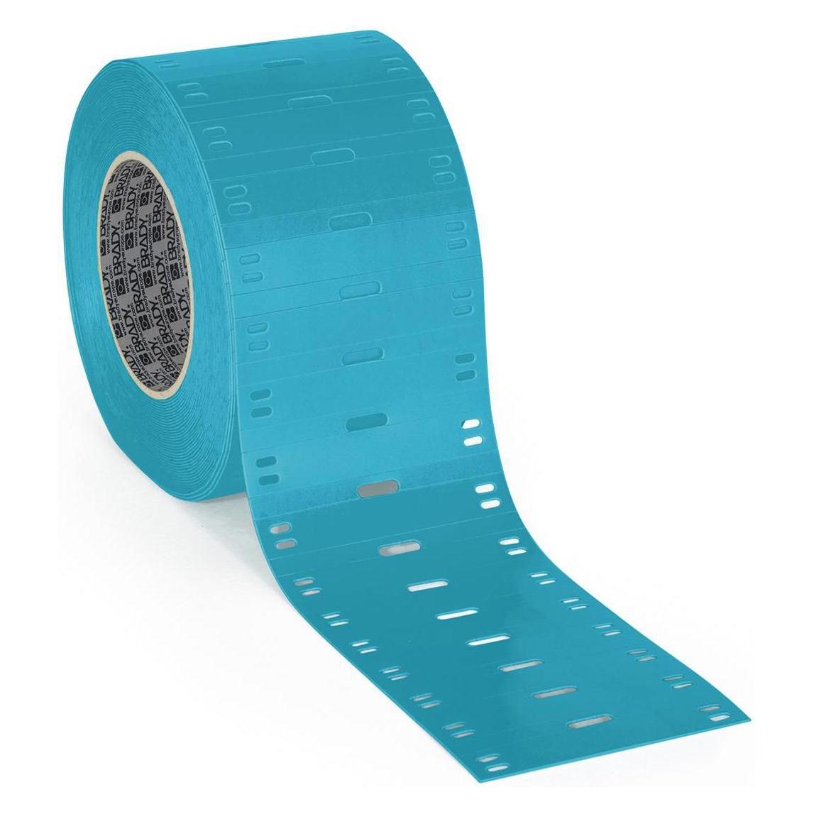Brady THT-6010-7643-BL, Heatex Kabel-Schilder, Blau, 60.00 x 10.00 mm, halogenfrei, 76er Kern (750 (60 mm) (THT-6010-7643-BL)