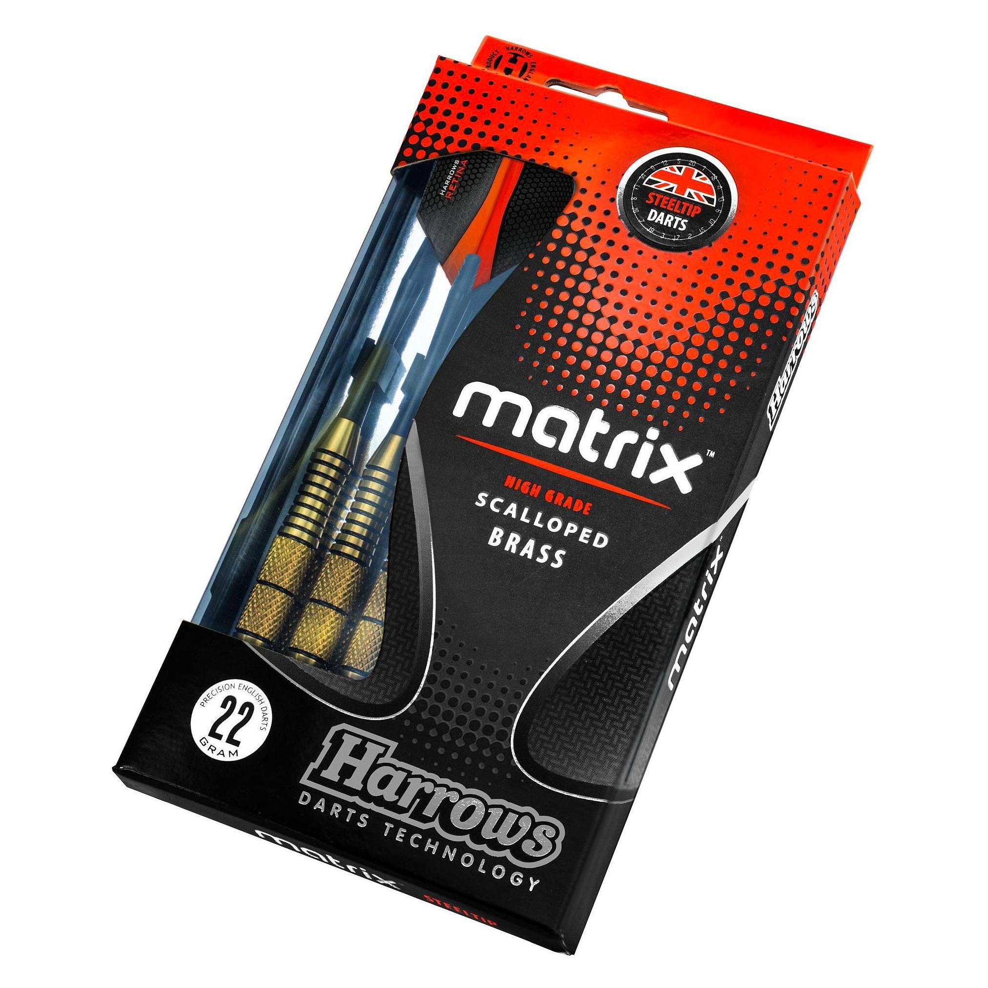 Harrows Akėčios Rzutki do darta Steeltip Matrix High Grade Žalvario akėčios 18g (18 g) (37441385)
