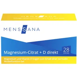 Magnesiumcitrat+d Direkt Menssana Pulver 28 St