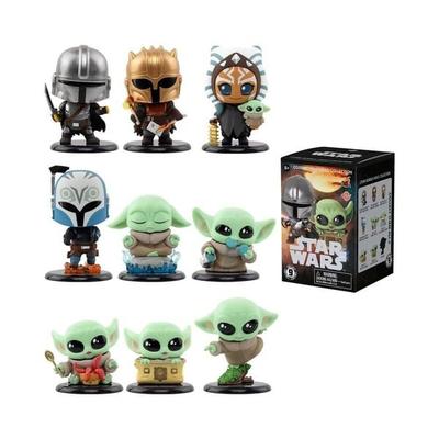 Star Wars The Mandalorian Cosbi Minifiguren 8 cm Blind Box Display (8)