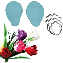 Adernroller und Ausstechform für Tulpen