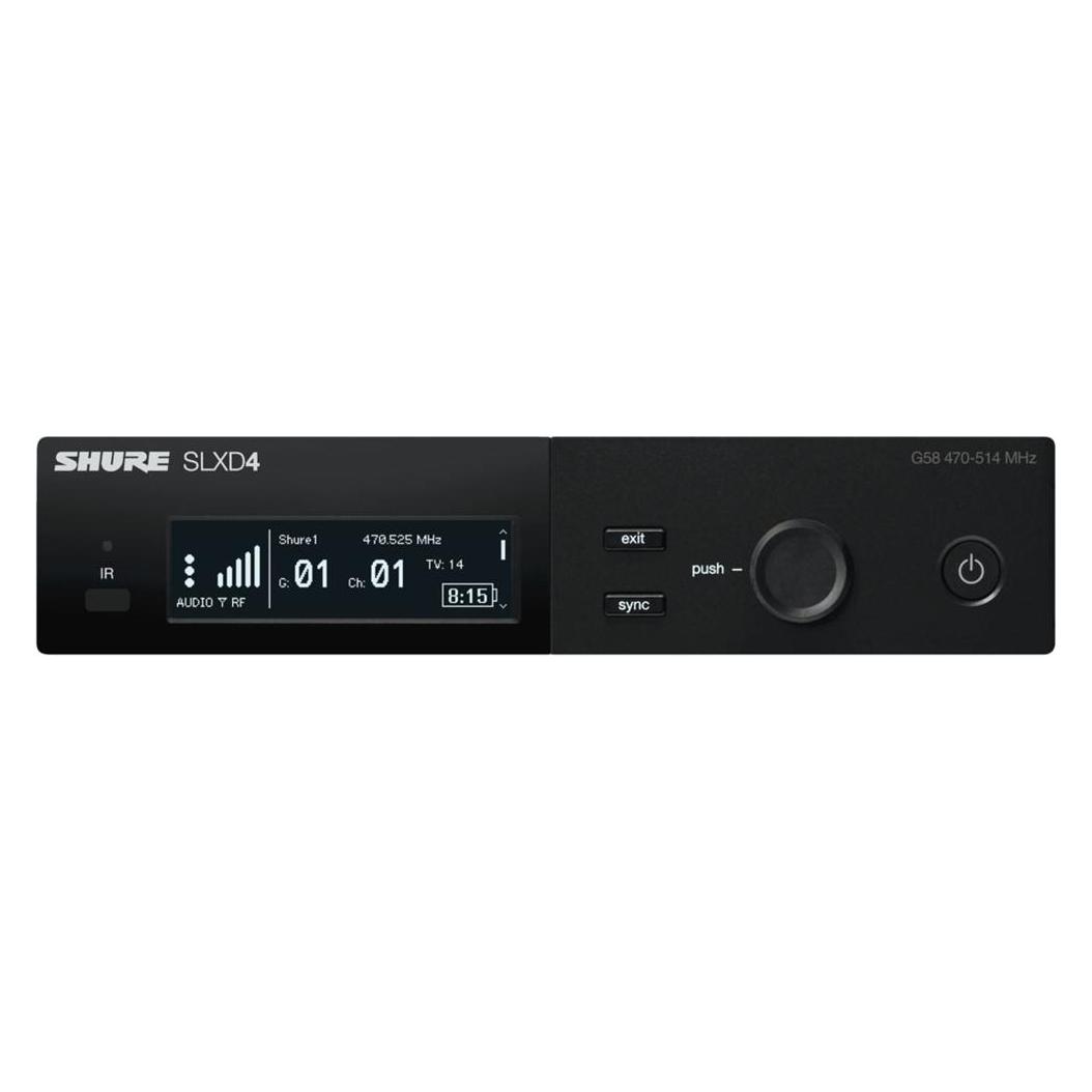 Shure SLXD4E=-G59 - Odbiornik pojedynczy cyfrowy (470-514 MHz) (010-05-003)