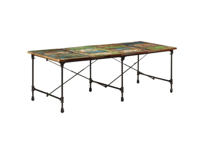 vidaXL Esstisch Esstisch 220x90x77 cm Altholz Massiv (1-St)